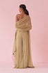Gul Green Sharara Set